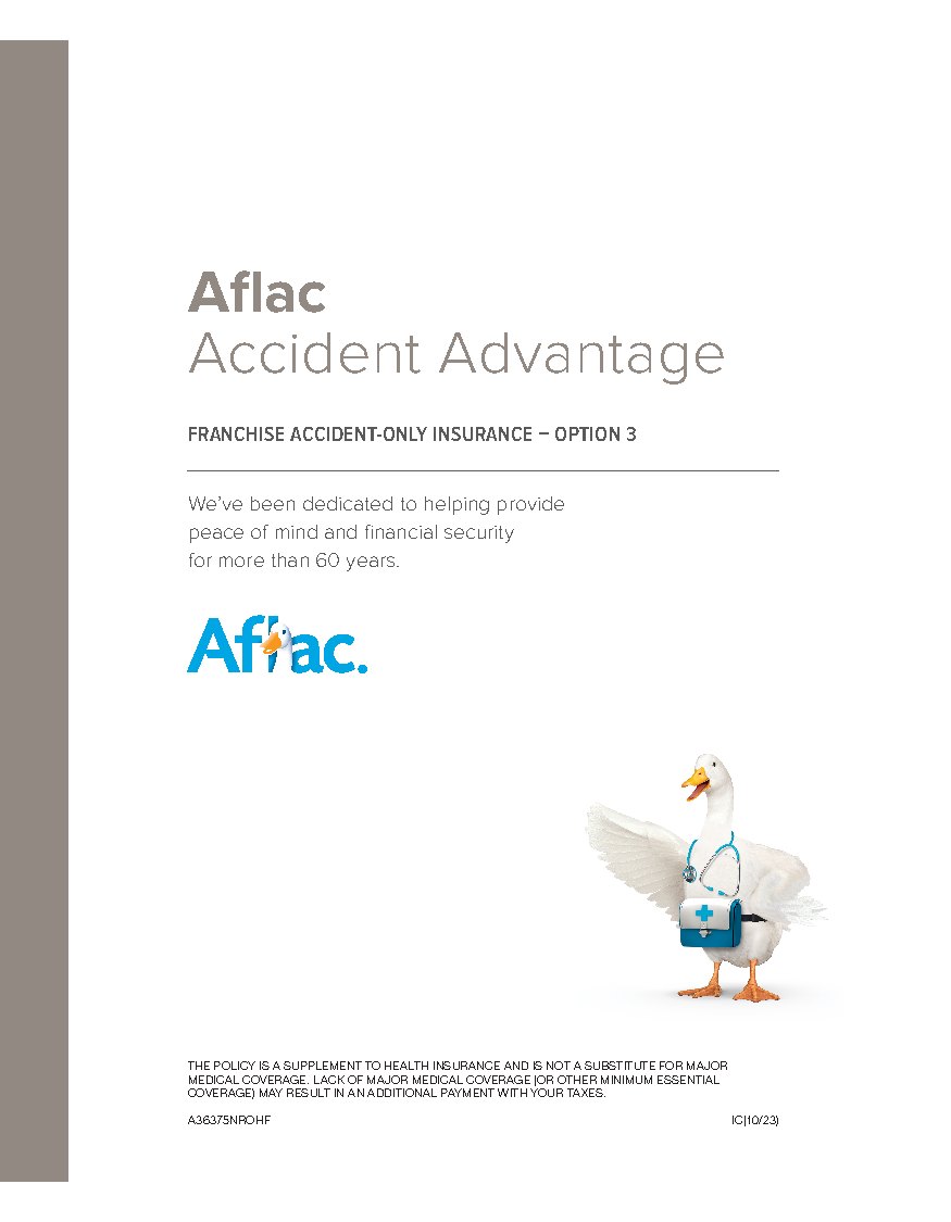 First page of Accident Advantage