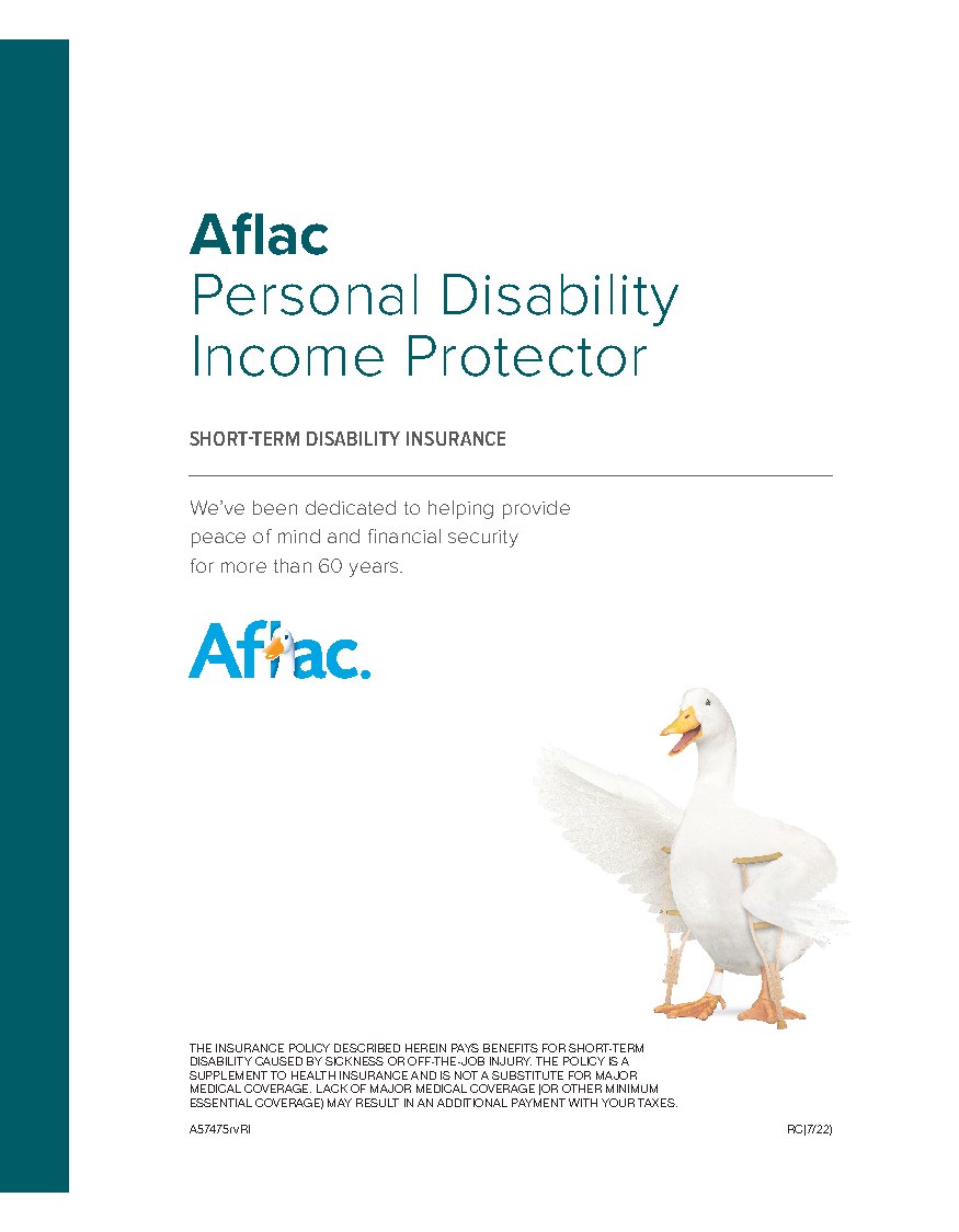 First page of Short-Term Disability Insurance