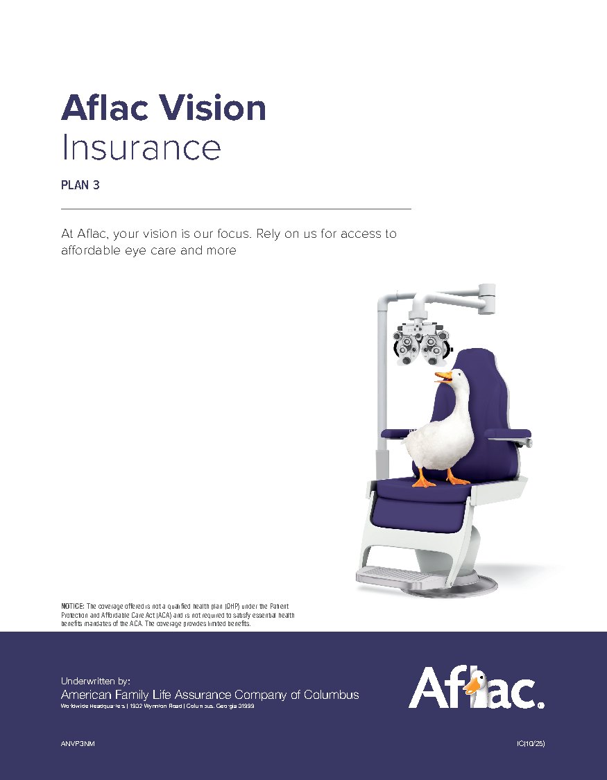 First page of Vision Insurance