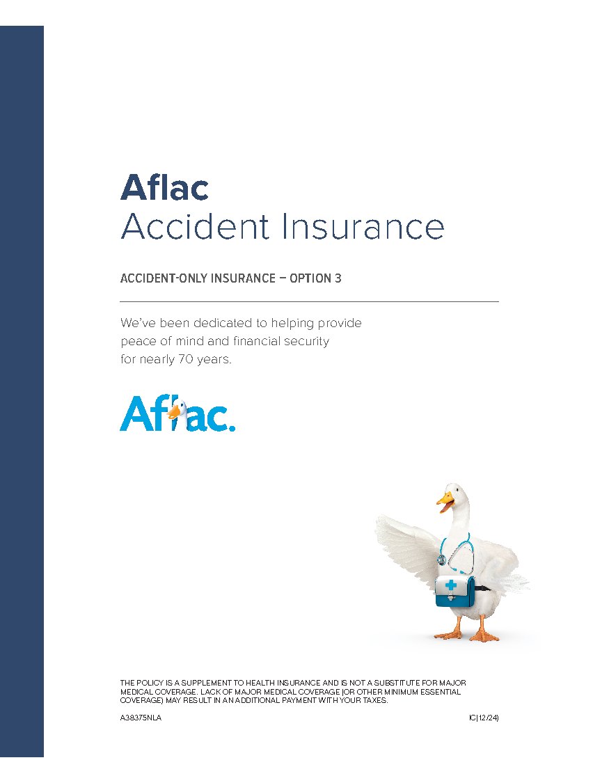 First page of Accident Insurance
